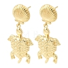 Brass Dangle Earrings EJEW-D352-06G-06-4
