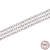 Rhodium Plated 925 Sterling Silver Rolo Chains STER-WH0011-05P-1