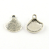 Shell Tibetan Style Alloy Pendants TIBEP-R344-41AS-FF-1