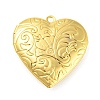 Rack Plating Brass Locket Pendants LS-KK-M263-01G-1