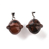 Natural Mahogany Obsidian Pendants G-B041-01P-08-3