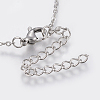 Trendy 304 Stainless Steel Cable Chain Bracelets BJEW-I243-14GP-B-3