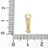 Brass Micro Pave Cubic Zirconia Charms KK-I382-03G-I-3