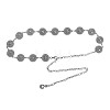 Boho Vintage Alloy Embossed Disc Link Waist Chains for Women WGCA4B9-02-3