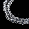 Electroplate Transparent Glass Beads Strands LS-EGLA-A035-T3mm-A19-3