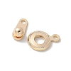 Brass Snap Clasps KK-U052-25G-2