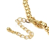 Rack Plating Brass and Glass Bead Necklaces NJEW-C056-02G-02-3