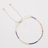 Adjustable Plastic Beaded Slider Bracelets YS6543-9-1