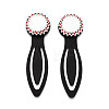 Alloy & Iron Bookmark Cabochon Settings PALLOY-N184-02S-1