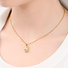 Cinco de Mayo 304 Stainless Steel Cactus Pendant Necklaces for Women WGAC5B5-02-2