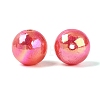 UV Plating Opaque Acrylic Beads SACR-Q005-01F-2