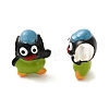 Cartoon Penguin Alloy Enamel European Beads FIND-U008-03G-C-1