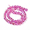 Synthetic Moonstone Beads Strands LS-G-F143-8mm-11-2