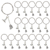 20Pcs Alloy Keychains KEYC-FH00096-1