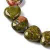 Natural Unakite Beads Strands G-I372-A05-01-4