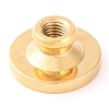 Golden Tone Round Wax Seal Brass Stamp Heads AJEW-S087-01G-12-3