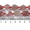 Natural Strawberry Quartz Beads Strands G-C182-14-01-5