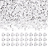500Pcs 5 Styles Opaque Acrylic Beads OACR-TA0003-45-2