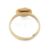 Adjustable Brass Pad Ring Settings KK-K414-10A-G-3