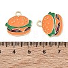 Alloy Enamel Pendants AL-CBA4666-02F-3