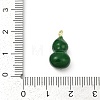 Gourd Brass Enamel Pendants KK-G526-20G-4