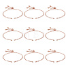 10Pcs Rack Plating Brass Cable Chain Link Bracelet Making KK-TA0001-42C-7