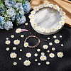  100Pcs 4 Styles Flatback Hair & Costume Accessories Ornaments Resin Flower Daisy Cabochons CRES-NB0001-37B-4