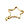 304 Stainless Steel Open Back Bezel Pendants STAS-Z091-05G-07-2