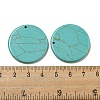 Synthetic Turquoise Pendants G-B071-01E-3
