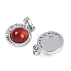 Natural Carnelian(Dyed & Heated) Pendants KK-U043-53P-01-2