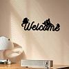 Laser Cut Basswood Welcome Sign WOOD-WH0123-096-5