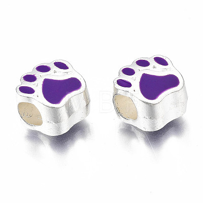 Alloy Enamel European Beads LS-MPDL-T005-003C-RS-1