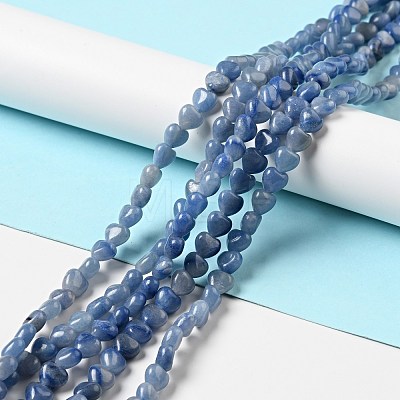 Natural Blue Aventurine Beads Strands G-B022-10A-1