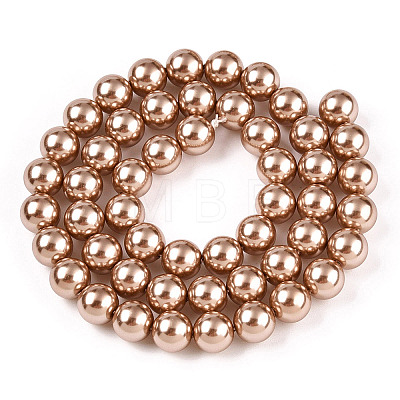 Glass Pearl Beads Strands HY-G002-01D-06-1