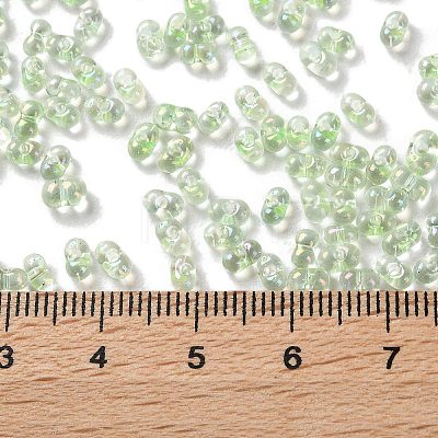 AB Color Plated Glass Seed Beads SEED-L011-06B-11-1