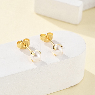 304 Stainless Steel Stud Earrings EJEW-I229-01G-A-1