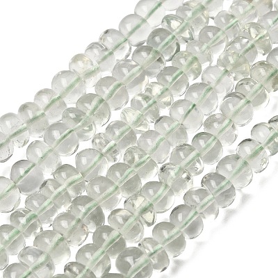 Natural Green Quartz Beads Strands G-D099-01E-1