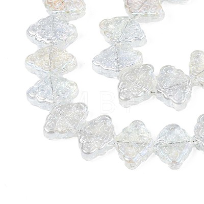 Electroplate Glass Beads Strand EGLA-S188-20-B02-1