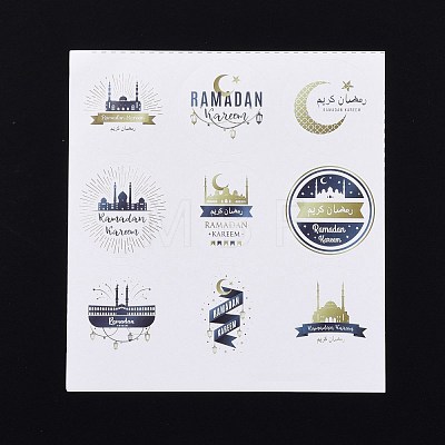 Lesser Bairam Theme Paper Stickers DIY-L063-A16-1