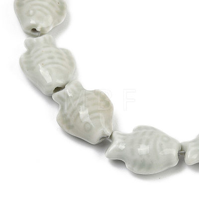 Handmade Porcelain Beads Strands PORC-P030-01A-05-1