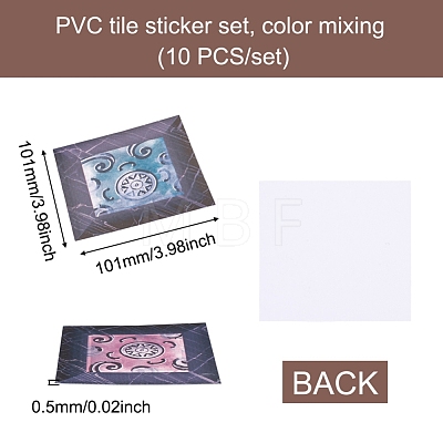 PVC Tile Stickers Set CF-TAC0001-13-1