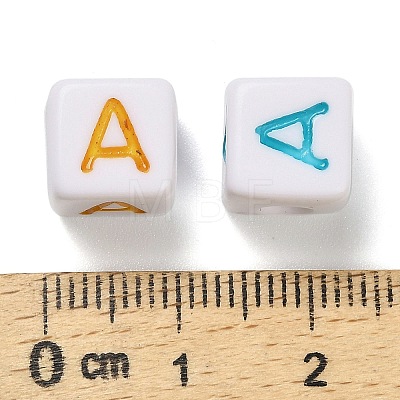 Opaque Acrylic Beads OACR-I022-01A-1