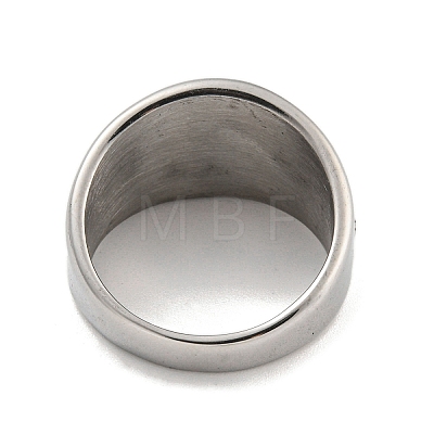 304 Stainless Steel Ring RJEW-B055-04AS-16-1