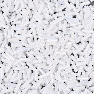 FGB Grade A Glass Round Bugle Beads SEED-Q040-05A-1