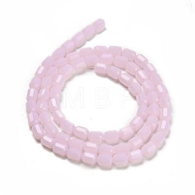 Imitation Jade Glass Beads Strands GLAA-G112-06B-1