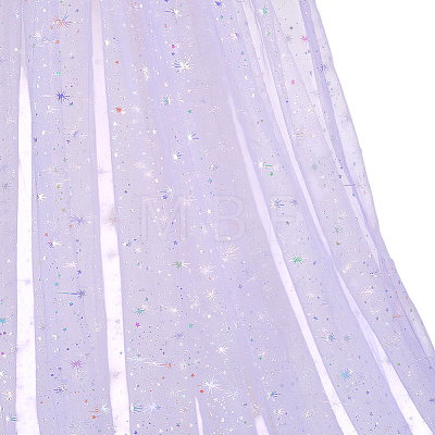 Star Pattern Nylon Fabric DIY-PH0038-37A-1