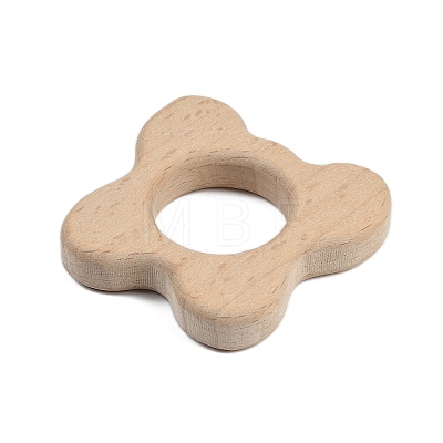 Natural Beech Wooden Baby Teething Toys WOOD-U003-04-1