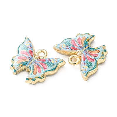 Printed Alloy Pendants AL-CBA7256-27G-1