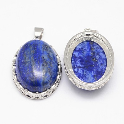 Natural Lapis Lazuli Pendants X-G-D851-32-1