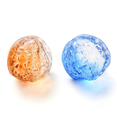 Transparent Baking Paint Glass Beads DGLA-E003-01-1